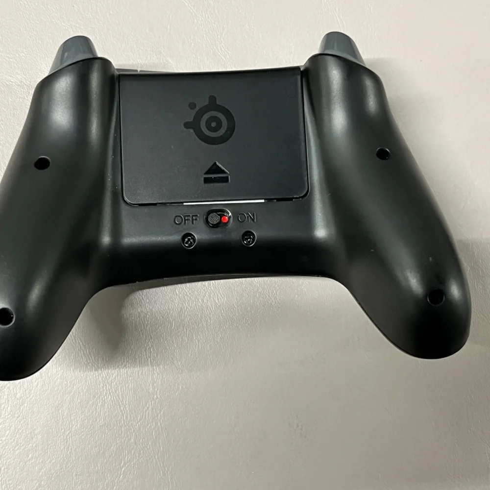 SteelSeries Black and Orange Gaming Controller